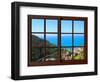 View from the Window at Cinque Terre-Anna Siena-Framed Giclee Print