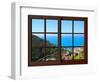 View from the Window at Cinque Terre-Anna Siena-Framed Giclee Print