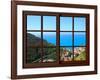 View from the Window at Cinque Terre-Anna Siena-Framed Giclee Print