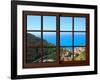 View from the Window at Cinque Terre-Anna Siena-Framed Giclee Print