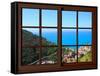 View from the Window at Cinque Terre-Anna Siena-Framed Stretched Canvas