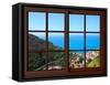 View from the Window at Cinque Terre-Anna Siena-Framed Stretched Canvas