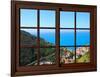 View from the Window at Cinque Terre-Anna Siena-Framed Giclee Print