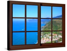 View from the Window at Cinque Terre-Anna Siena-Stretched Canvas