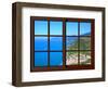 View from the Window at Cinque Terre-Anna Siena-Framed Giclee Print