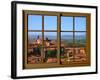 View from the Window at Montalcino, Tuscany-Anna Siena-Framed Giclee Print