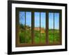 View from the Window at Montalcino, Tuscany-Anna Siena-Framed Giclee Print