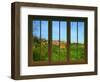 View from the Window at Montalcino, Tuscany-Anna Siena-Framed Giclee Print