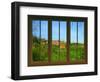 View from the Window at Montalcino, Tuscany-Anna Siena-Framed Giclee Print