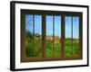 View from the Window at Montalcino, Tuscany-Anna Siena-Framed Giclee Print