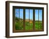 View from the Window at Montalcino, Tuscany-Anna Siena-Framed Giclee Print