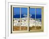 View from the Window at Mykonos Island 1-Anna Siena-Framed Giclee Print