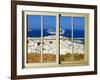 View from the Window at Mykonos Island 1-Anna Siena-Framed Giclee Print