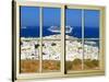 View from the Window at Mykonos Island 1-Anna Siena-Stretched Canvas
