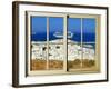 View from the Window at Mykonos Island 1-Anna Siena-Framed Giclee Print