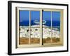 View from the Window at Mykonos Island 1-Anna Siena-Framed Giclee Print