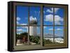 View from the Window at Mykonos Island 2-Anna Siena-Framed Stretched Canvas