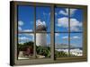 View from the Window at Mykonos Island 2-Anna Siena-Stretched Canvas