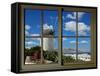 View from the Window at Mykonos Island 2-Anna Siena-Framed Stretched Canvas