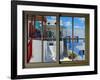 View from the Window at Mykonos Island 3-Anna Siena-Framed Giclee Print