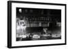 View from the Window at Night of Paris-Manabu Nishimori-Framed Art Print