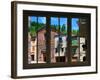 View from the Window at Radicofani, Tuscany-Anna Siena-Framed Giclee Print