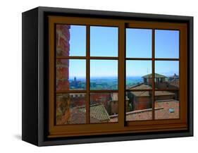View from the Window at Siena, Tuscany-Anna Siena-Framed Stretched Canvas