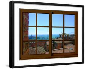 View from the Window at Siena, Tuscany-Anna Siena-Framed Giclee Print