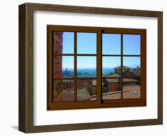 View from the Window at Siena, Tuscany-Anna Siena-Framed Giclee Print