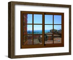 View from the Window at Siena, Tuscany-Anna Siena-Framed Giclee Print