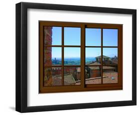 View from the Window at Siena, Tuscany-Anna Siena-Framed Giclee Print