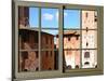 View from the Window at Sun Gimignano, Tuscany-Anna Siena-Mounted Giclee Print