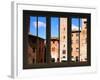 View from the Window at Sun Gimignano, Tuscany-Anna Siena-Framed Giclee Print