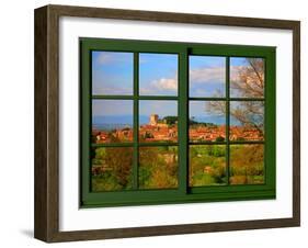 View from the Window at Tuscany-Anna Siena-Framed Giclee Print