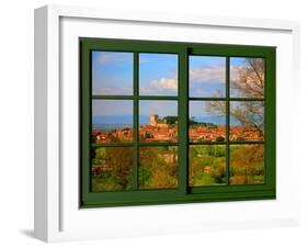 View from the Window at Tuscany-Anna Siena-Framed Giclee Print