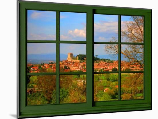 View from the Window at Tuscany-Anna Siena-Mounted Giclee Print