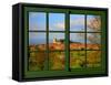 View from the Window at Tuscany-Anna Siena-Framed Stretched Canvas
