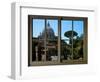 View from the Window at Vatican Garden 1-Anna Siena-Framed Giclee Print