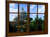 View from the Window at Vatican Garden 1-Anna Siena-Mounted Giclee Print