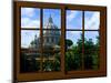 View from the Window at Vatican Garden 1-Anna Siena-Mounted Giclee Print