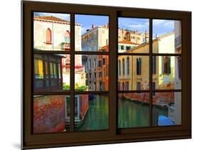View from the Window at Venice-Anna Siena-Mounted Giclee Print