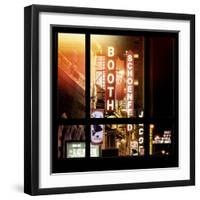 View from the Window - Broadway Theaters-Philippe Hugonnard-Framed Photographic Print