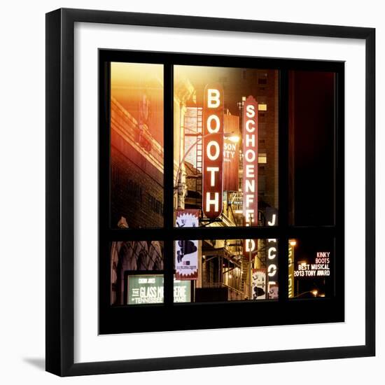 View from the Window - Broadway Theaters-Philippe Hugonnard-Framed Photographic Print