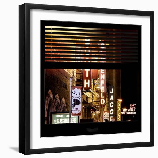 View from the Window - Broadway Theaters-Philippe Hugonnard-Framed Photographic Print