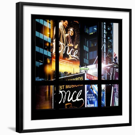 View from the Window - Broadway Theaters-Philippe Hugonnard-Framed Photographic Print