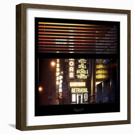 View from the Window - Broadway-Philippe Hugonnard-Framed Photographic Print