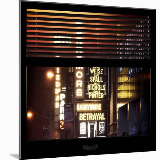 View from the Window - Broadway-Philippe Hugonnard-Mounted Photographic Print