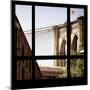 View from the Window - Brooklyn Bridge-Philippe Hugonnard-Mounted Photographic Print