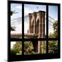 View from the Window - Brooklyn Bridge-Philippe Hugonnard-Mounted Photographic Print