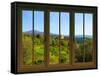 View from the Window Castello Di Ripa D'Orcia, Tuscany-Anna Siena-Framed Stretched Canvas